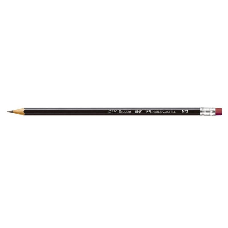 LAPIS PRETO N.2 MAX COM BORRACHA - REF. 1205SM/B - CAIXA COM 144 UNIDADES