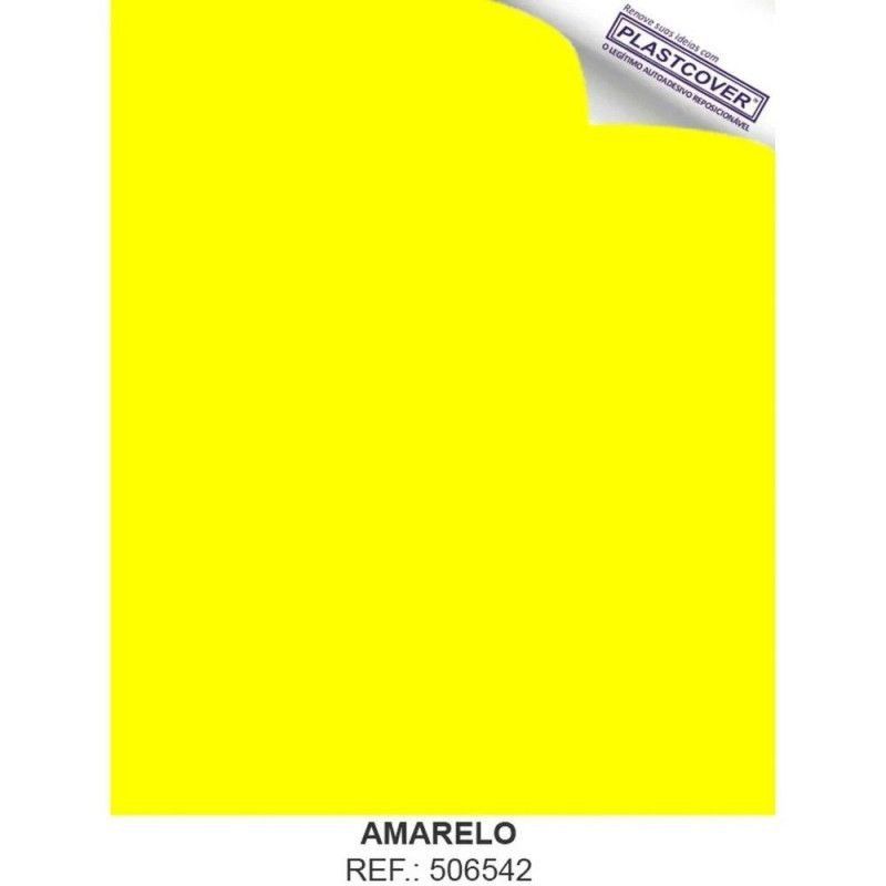 ADESIVO 45X10M BRILHO AMARELO PLASTIFIK - REF. 506542 - 1 UNIDADE