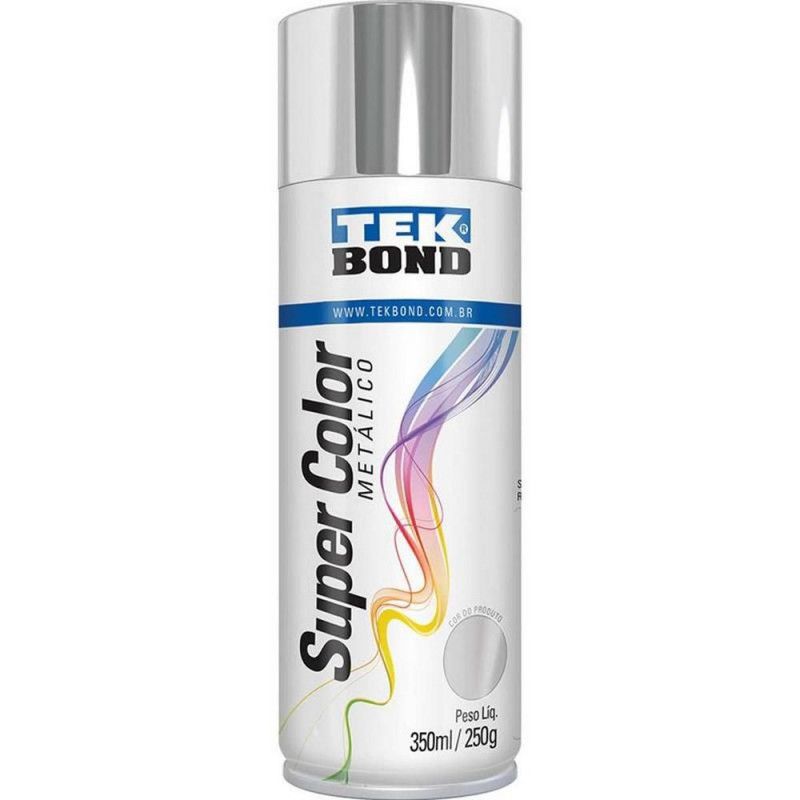 TINTA SPRAY METALICO CROMADO 350ML 250G - REF. 232810 - 1 UNIDADE