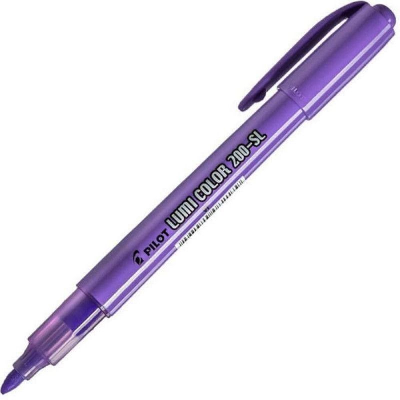 PINCEL MARCA TEXTO LUMI COLOR VIOLETA - 1 CAIXA COM 12 UNIDADES
