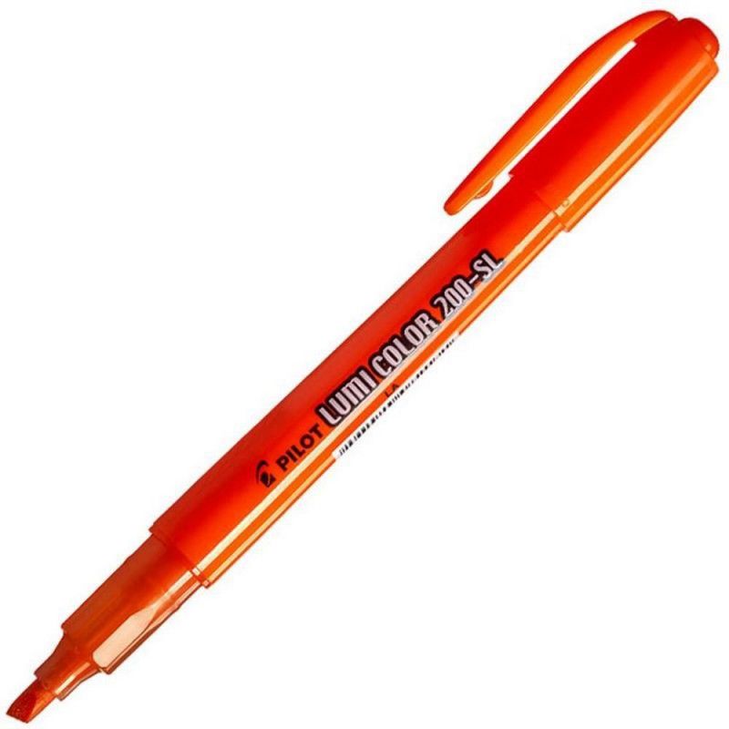 PINCEL MARCA TEXTO LUMI COLOR LARANJA  - 1 CAIXA COM 12 UNIDADES