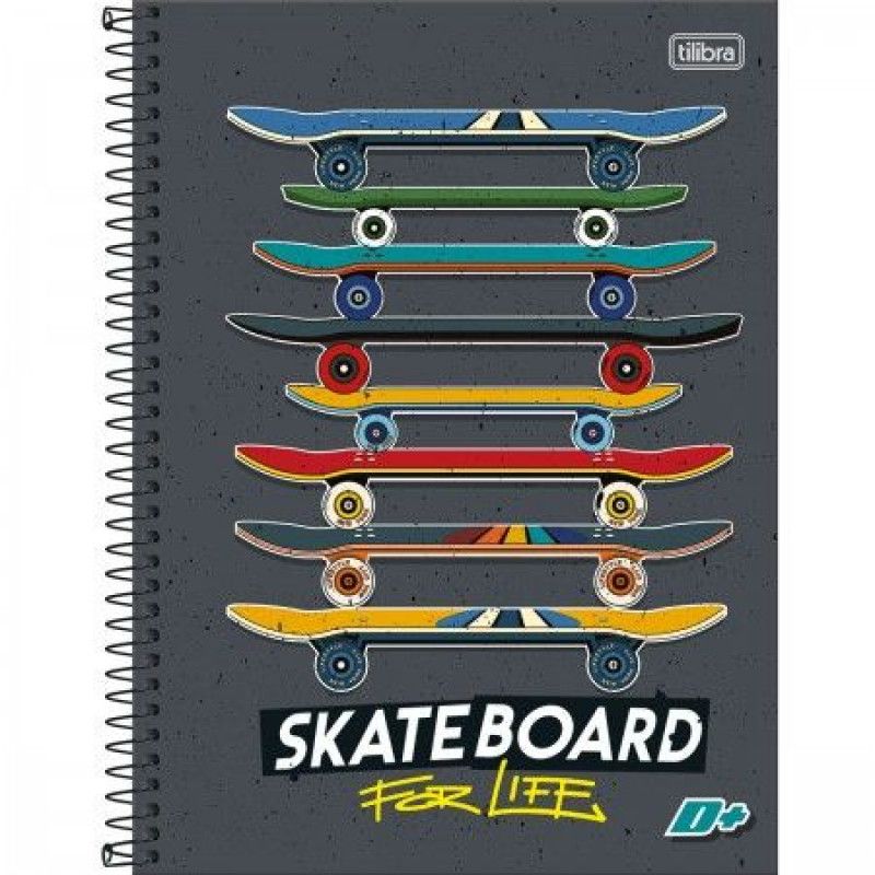 CADERNO 20 MATERIAS CAPA DURA 400 FOLHAS MAIS MASCULINO - REF. 12822 - PACOTE COM 2 UNIDADES