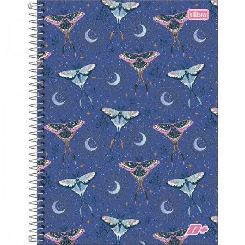 CADERNO 20 MATERIAS CAPA DURA 400 FOLHAS MAIS FEMININO TILIBRA - REF. 13936 - PACOTE COM 2 UNIDADES