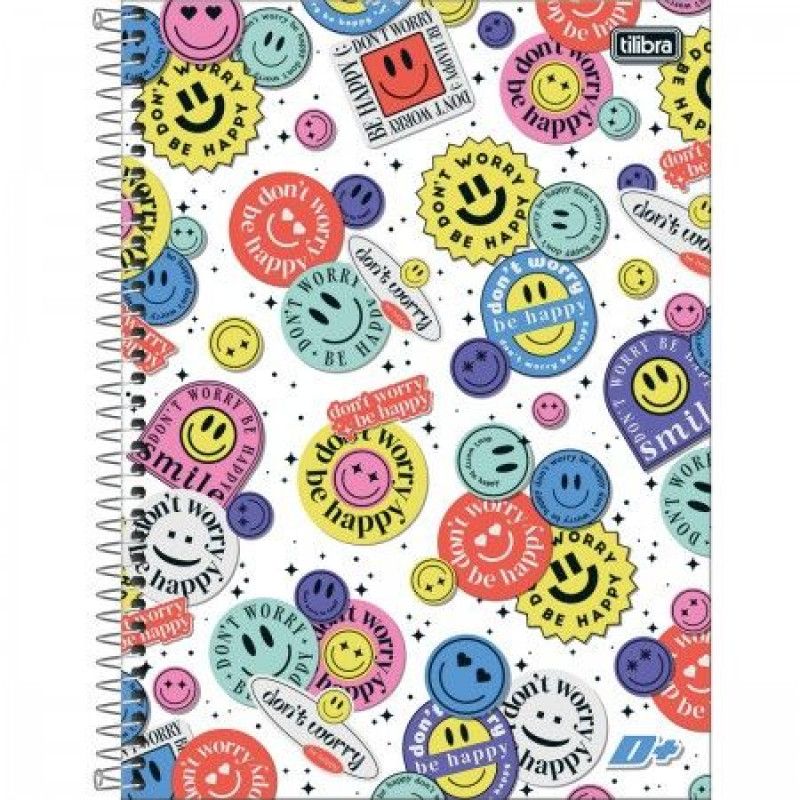 CADERNO 20 MATERIAS CAPA DURA 400 FOLHAS MAIS FEMININO TILIBRA - REF. 13936 - PACOTE COM 2 UNIDADES