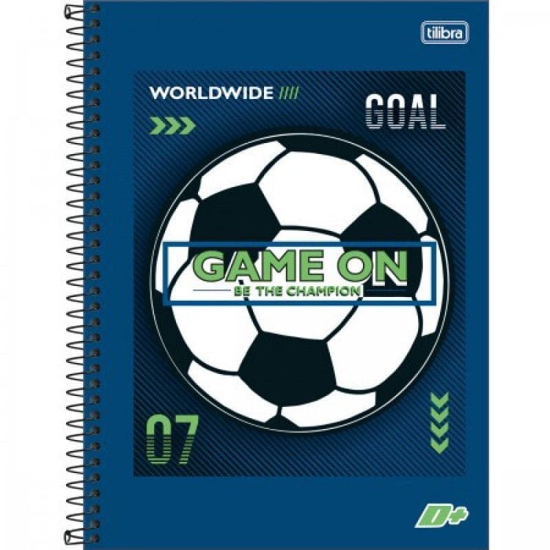 CADERNO 1 MATERIA CAPA DURA 96 FOLHAS MAIS MASCULINO - REF. 12795 - PACOTE COM 4 UNIDADES
