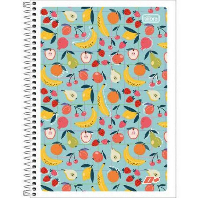 CADERNO 1 MATERIA CAPA FLEXIVEL 96 FOLHAS MAIS FEMININO - REF. 14348 - PACOTE COM 5 UNIDADES