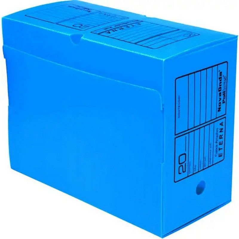 ARQUIVO MORTO POLIONDA GIGANTE ETERNA AZUL POLIBRAS - REF. 40209 - 1 UNIDADE