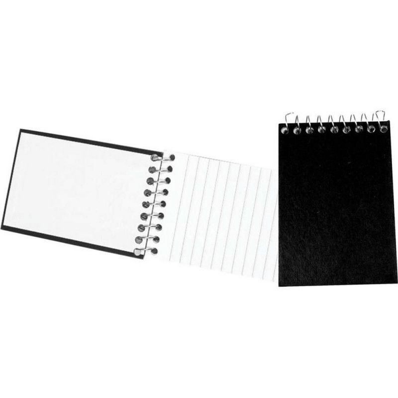 CADERNETA 64 FOLHAS ESPIRAL CAPA DURA APONTAMENTO 1/16 - REF. 2062 - PACOTE COM 10 UNIDADES