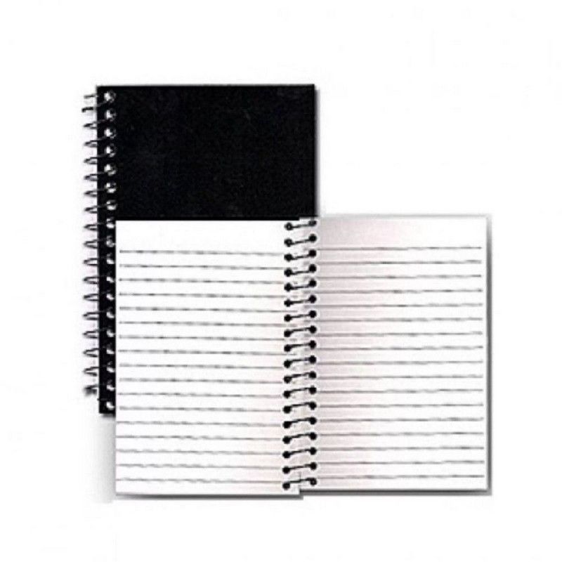 CADERNETA 64 FOLHAS ESPIRAL CAPA DURA 1/8 TAMOIO - REF. 2061 - PACOTE COM 5 UNIDADES