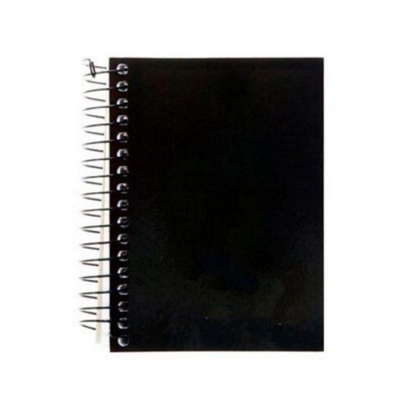 CADERNETA 64 FOLHAS ESPIRAL CAPA DURA 1/8 TAMOIO - REF. 2061 - PACOTE COM 5 UNIDADES
