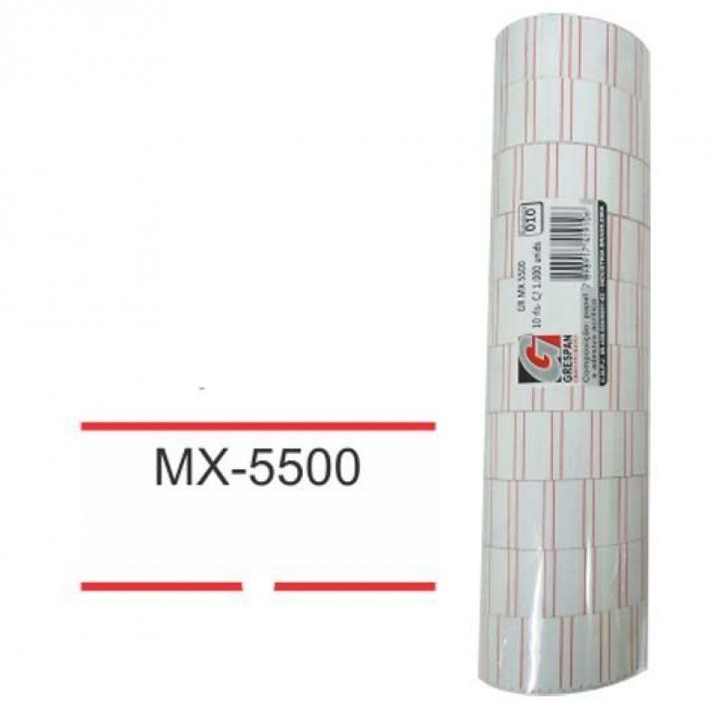 ETIQUETA MX 5500 GRESPAN - REF. MX-5500 - PACOTE COM 10 UNIDADES