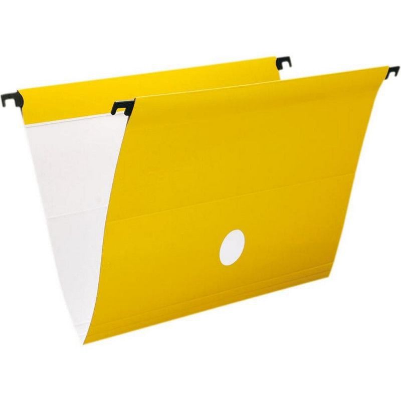 PASTA SUSPENSA DELLO PLUS COLORIDA AMARELO - REF. 0099.A - PACOTE COM 6 UNIDADES