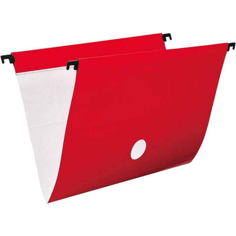 PASTA SUSPENSA DELLO PLUS COLORIDA VERMELHO DELLO - REF. 0099.U - PACOTE COM 6 UNIDADES