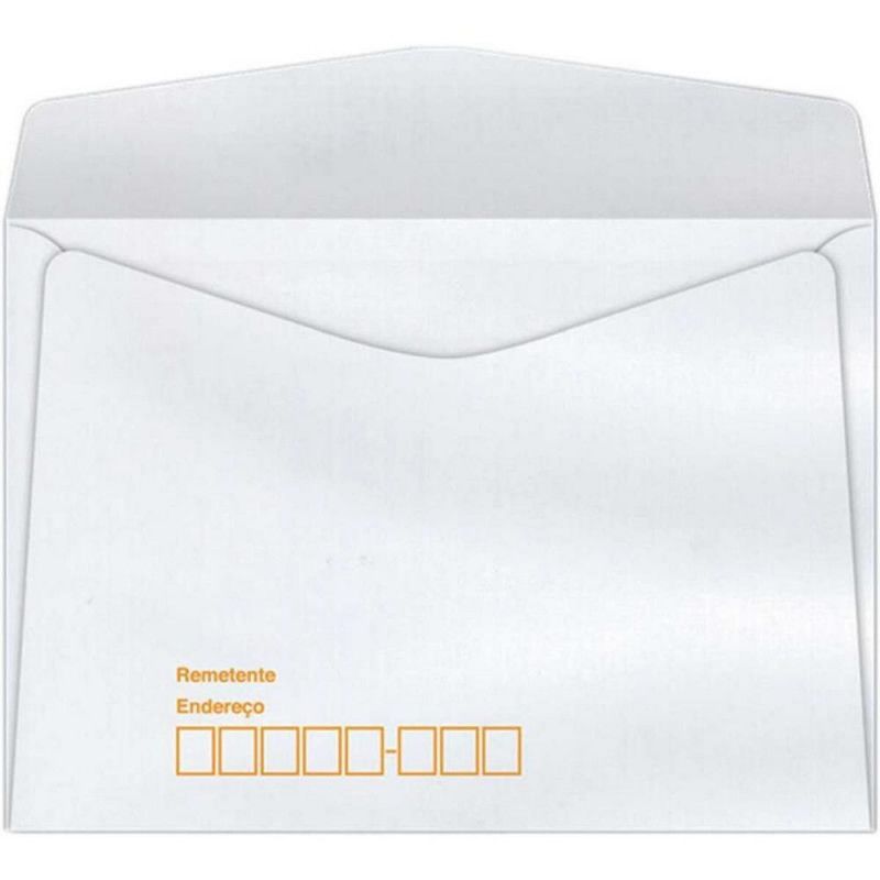 ENVELOPE CARTA 114X162MM 63G BRANCO COM RPC - REF. COF012 - CAIXA COM 1000 UNIDADES
