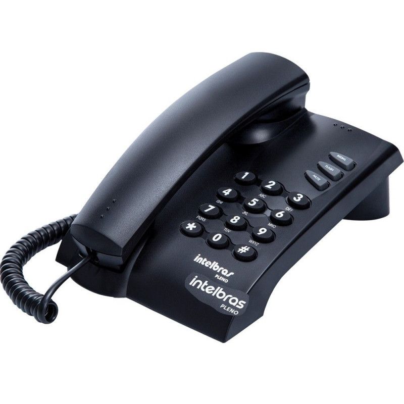TELEFONE COM FIO PLENO INTELBRAS - REF. 4080051 - 1 UNIDADE