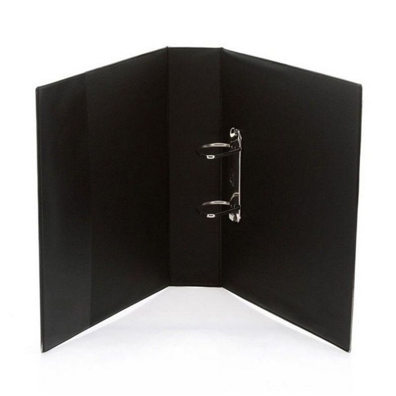 FICHARIO UNIVERSITARIO 2 ARGOLAS PRETO COM CRISTAL 592 DAC - REF. 592 - 1 UNIDADE