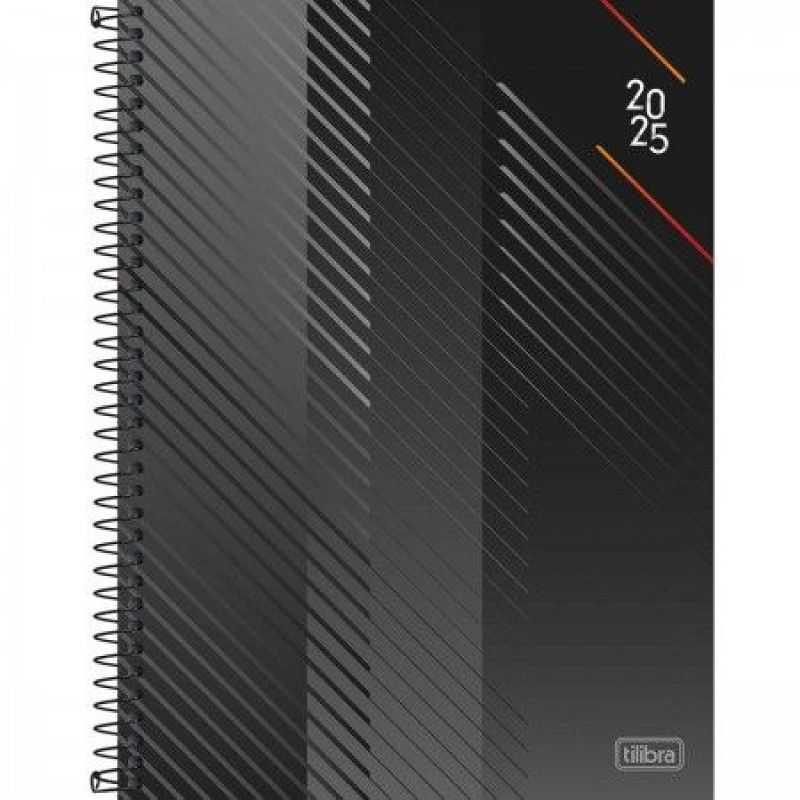 AGENDA ESPIRAL SPOT M9 TILIBRA 2025 - REF. 126179 - PACOTE COM 4 UNIDADES SORTIDAS