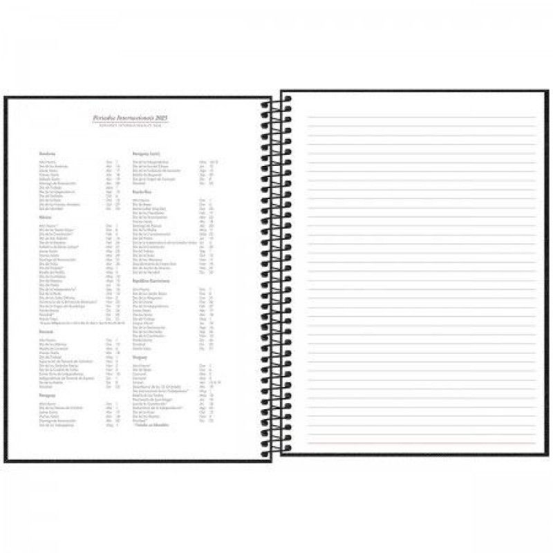 PLANNER  ESPIRAL SEMANAL CAMBRIDGE M9 TILIBRA 2025 - REF. 123684 - PACOTE COM 4 UNIDADES 