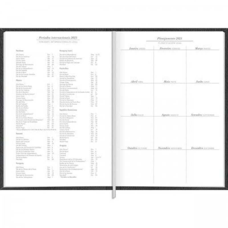 AGENDA COSTURADA TORINO M5 TILIBRA 2025 - REF. 129143 - PACOTE COM 4 UNIDADES