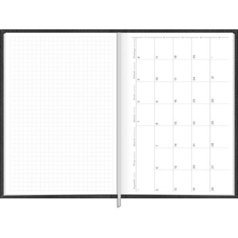 AGENDA COSTURADA TORINO M5 TILIBRA 2026 - REF. 129143 - PACOTE COM 4 UNIDADES