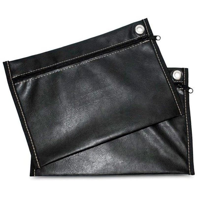 MALOTE CLASSIC COURO PRETO 6037 DAC - REF. 6037PR - 1 UNIDADE