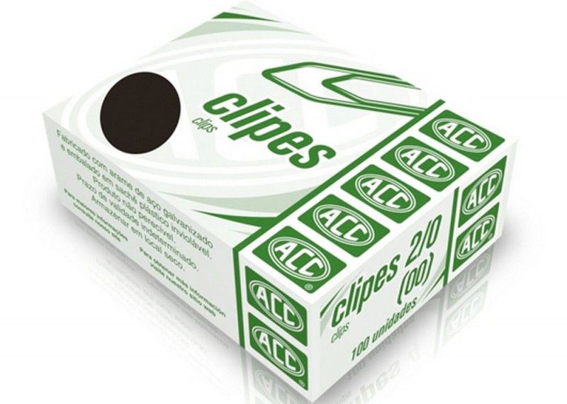 CLIPES 2/0 COM 100 ACC - REF. 9.11.11.17-1 - PACOTE COM 10 UNIDADES