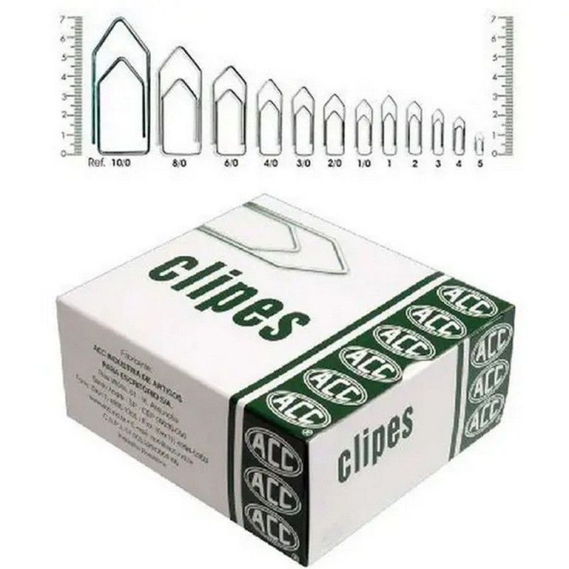 CLIPES 3/0 COM 50 ACC - REF. 9.11.11.16-5 - PACOTE COM 10 UNIDADES