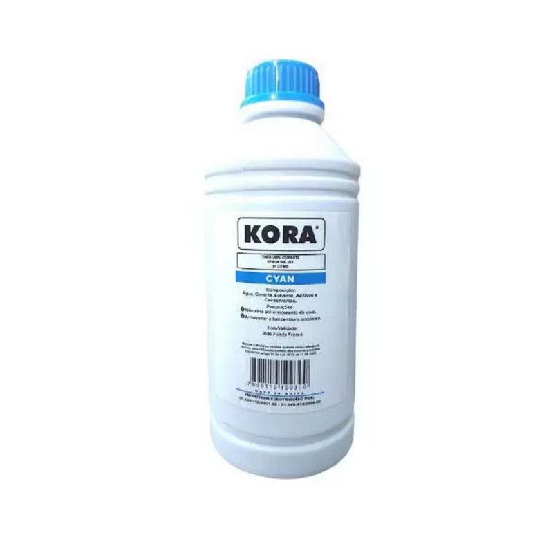 TINTA HP UNIVERSAL 1 LITRO CIANO CORANTE - 1 UNIDADE