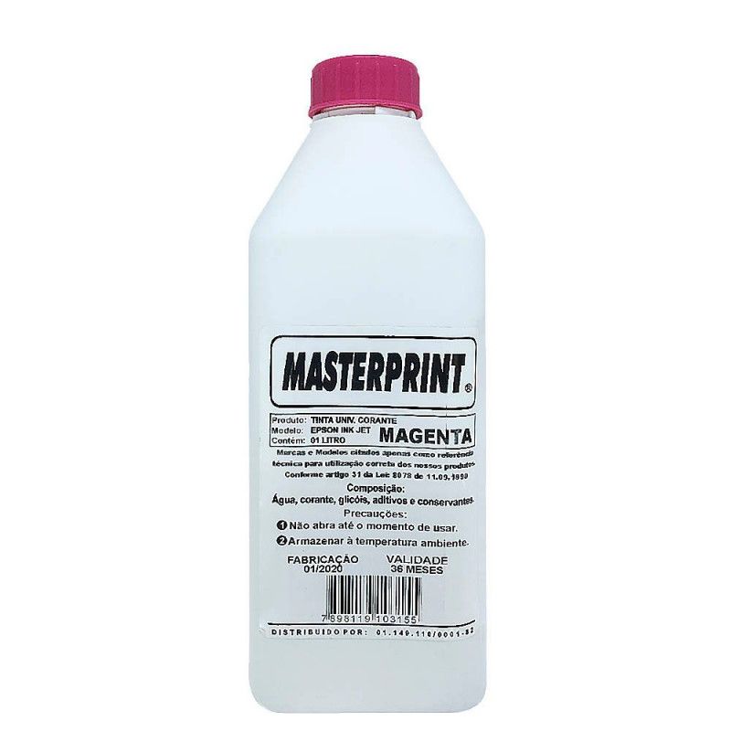 TINTA EPSON UNIVERSAL 1 LITRO MAGENTA LIGHT - 1 UNIDADE