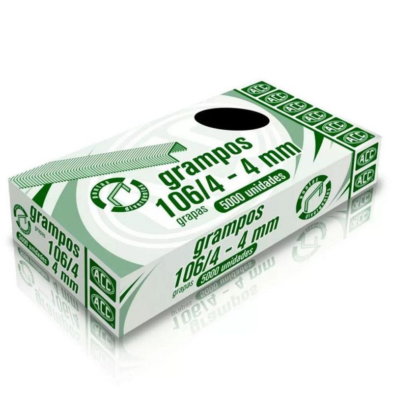 GRAMPO 106/4 GALVANIZADO COM 5000 ACC - 1 UNIDADE