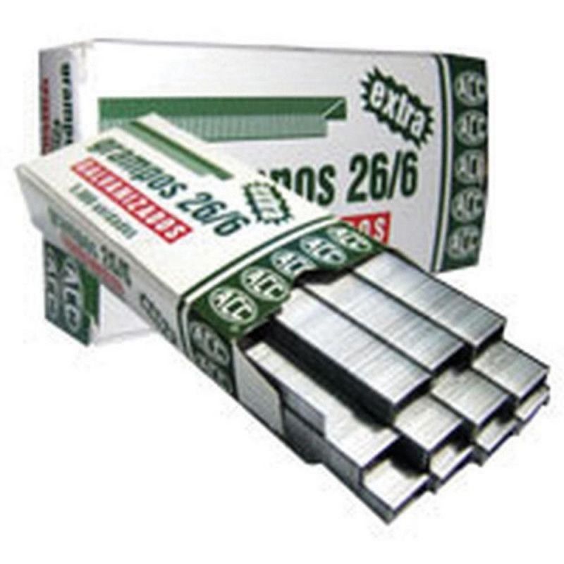 GRAMPO 26/6 GALVANIZADO COM 5000 UNIDADES ACC. - REF. 9.24.13.24-0 - 1 UNIDADE
