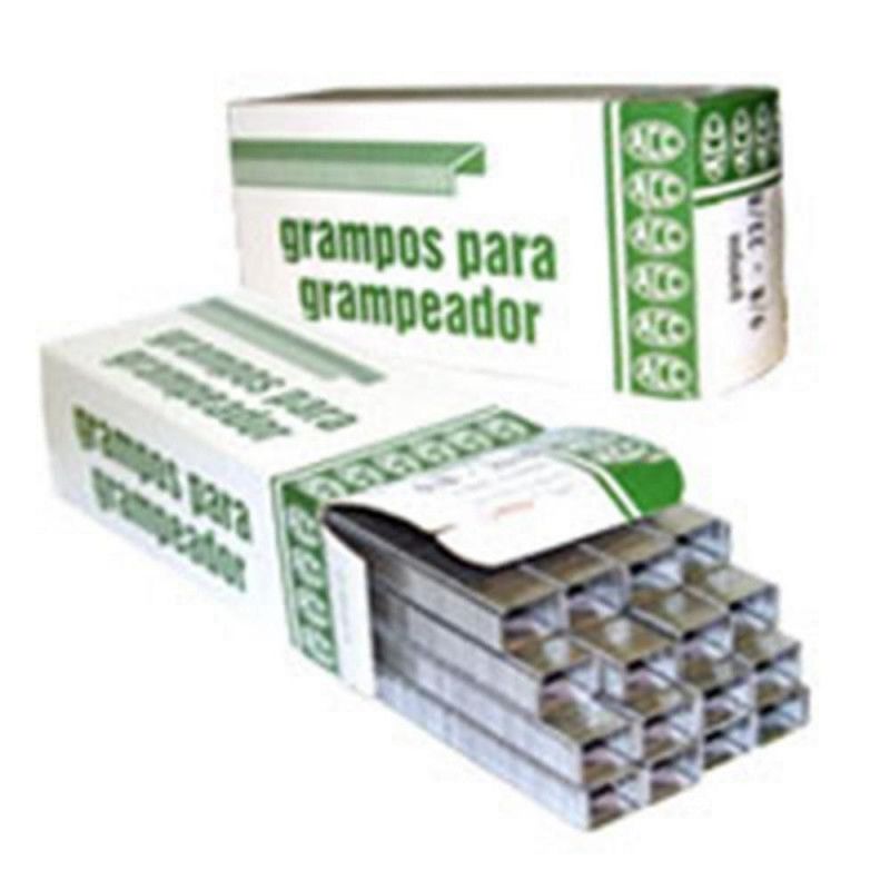 GRAMPO 9/8-23/8 GALVANIZADO COM 5000 UNIDADES ACC - REF. 9.24.11.14-7 - 1 UNIDADE