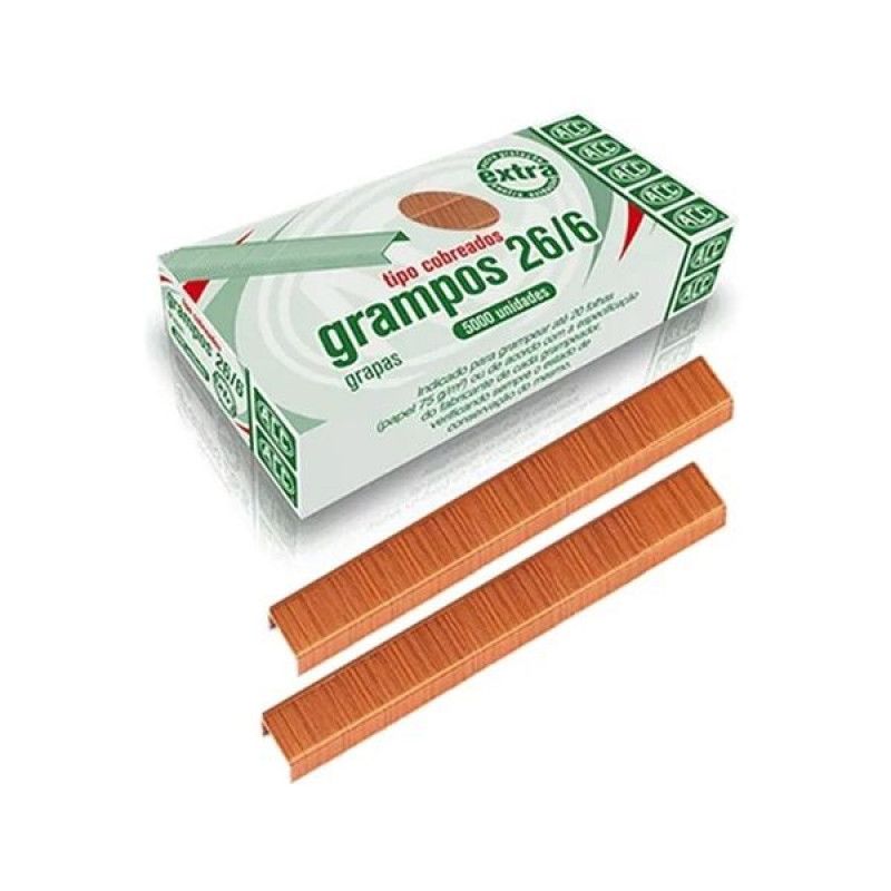 GRAMPO 26/6 COBREADO COM 5000 UNIDADES ACC. - REF. 9.24.13.12-4 - 1 UNIDADE