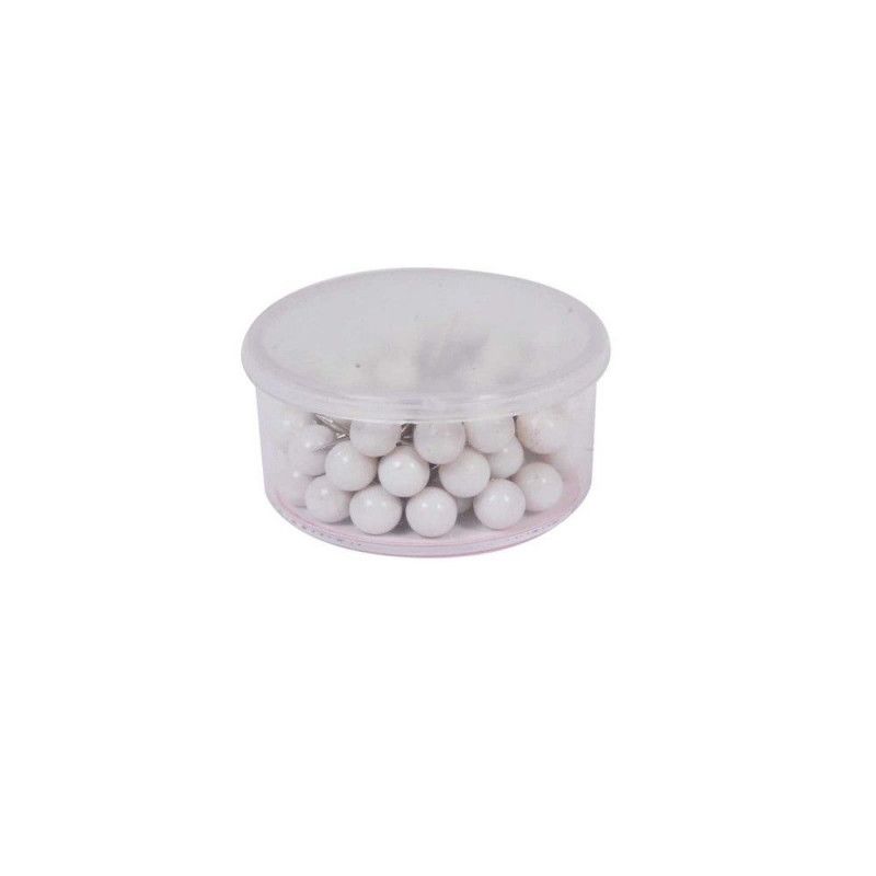 ALFINETE MAPA N. 1 COM 50 UNIDADES BRANCO ACC - 1 UNIDADE