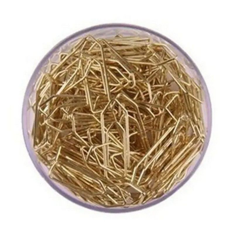 CLIPES 5 COM 100 DOURADO ACC - 1 UNIDADE