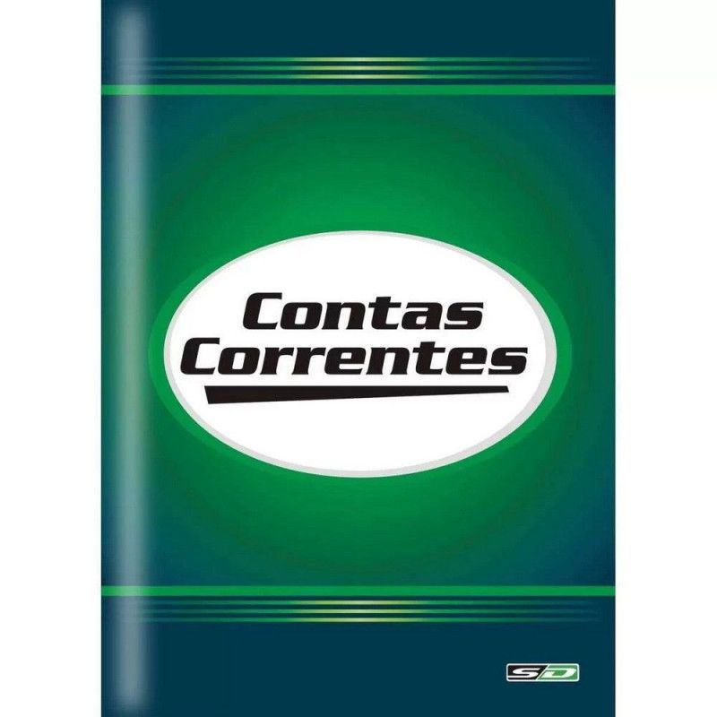 LIVRO CONTA CORRENTE 1/4 50 FOLHAS SAO DOMINGOS - REF. 5092 - PACOTE COM 10 UNIDADES