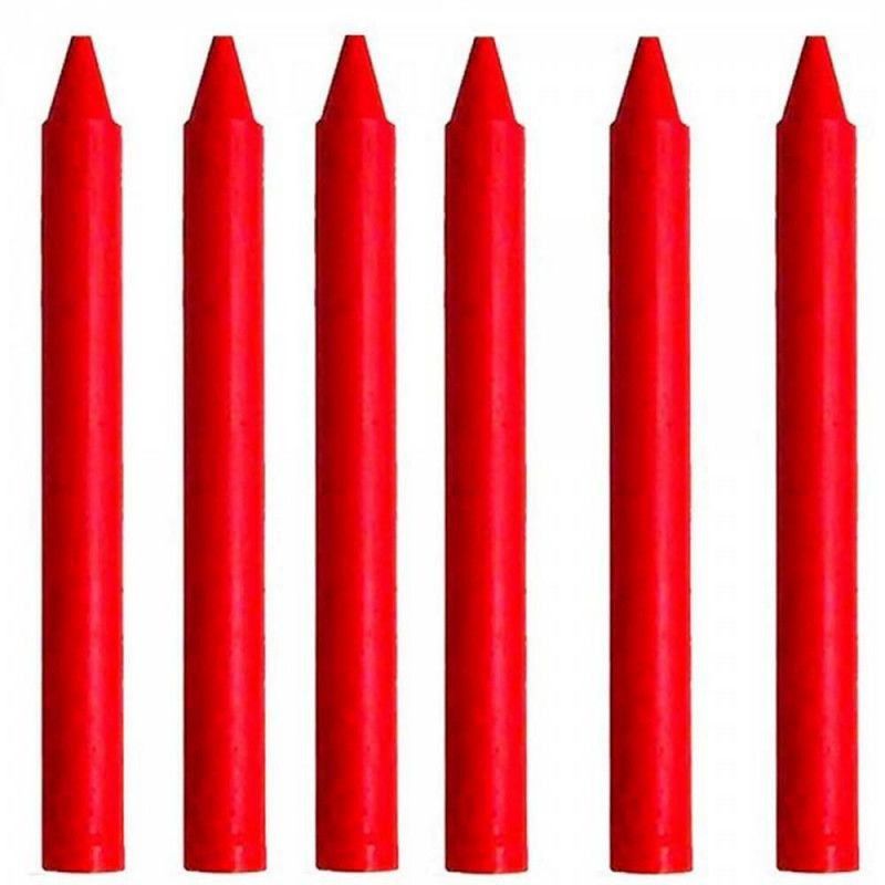 LAPIS ESTACA VERMELHO FOGO ACRILEX - REF. 507 - CAIXA COM 12 UNIDADES