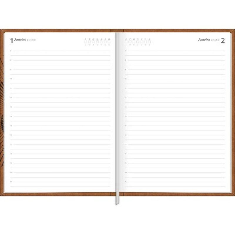 AGENDA COSTURADA PRATIKA PERMANENTE M6 TILIBRA - REF. 12083 - PACOTE COM 5 UNIDADES SORTIDAS