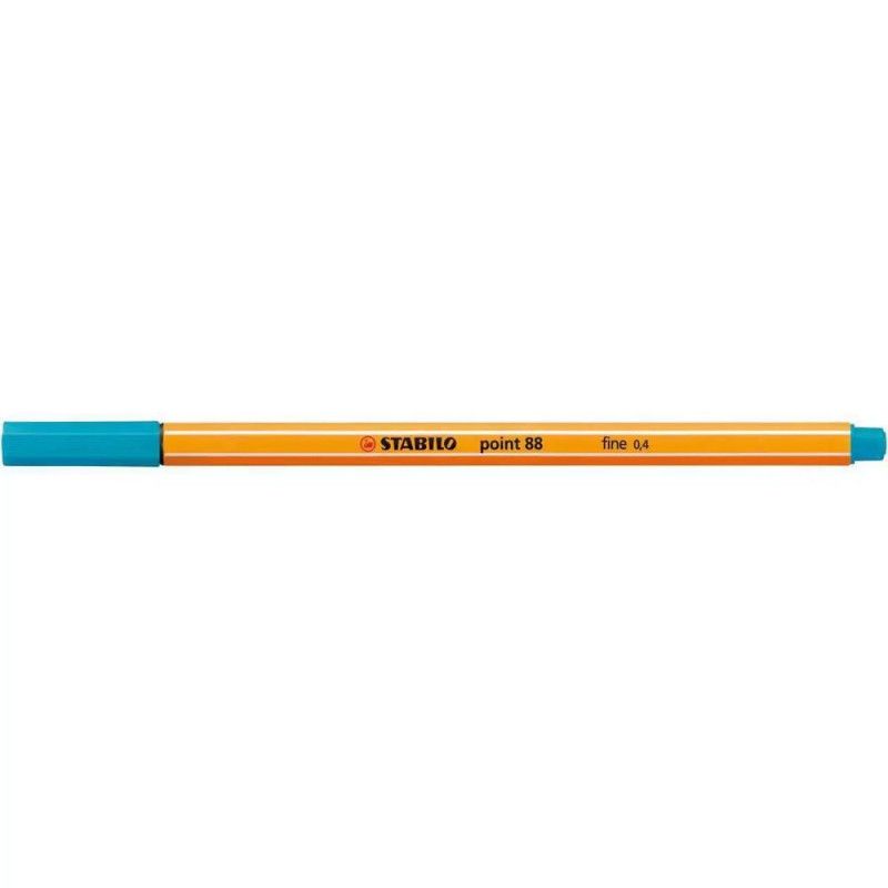CANETA 0.4 STABILO POINT 88 AZUL CEU 88/31 - REF. 88/31 - CAIXA COM 10 UNIDADES