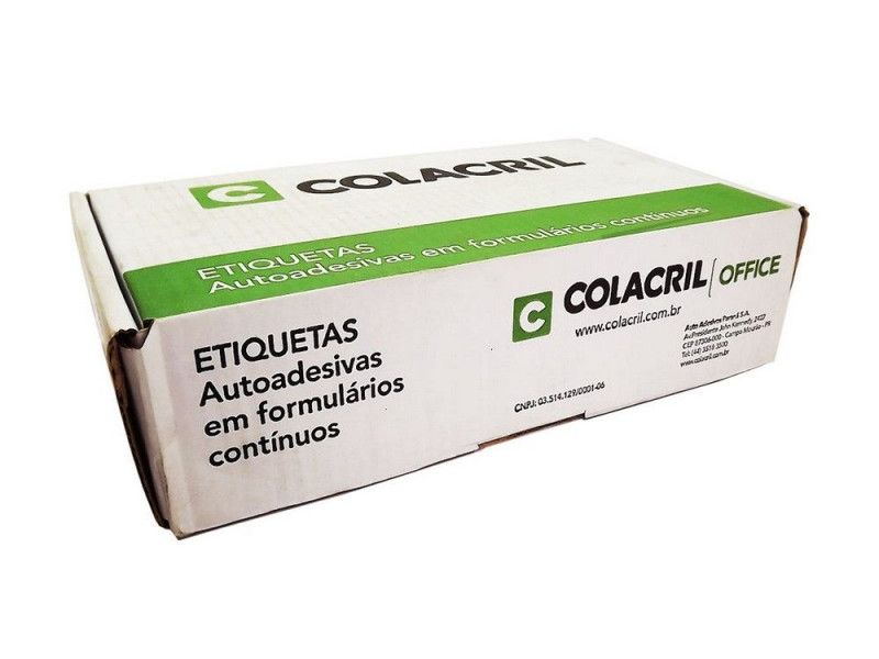 ETIQUETA 1 CARREIRA 107X36,1MM COM 4000 - REF. 3008 - 1 UNIDADE