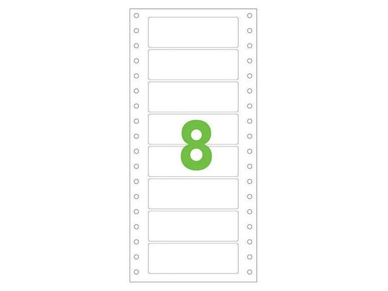 ETIQUETA 1 CARREIRA 107X36,1MM COM 4000 - REF. 3008 - 1 UNIDADE