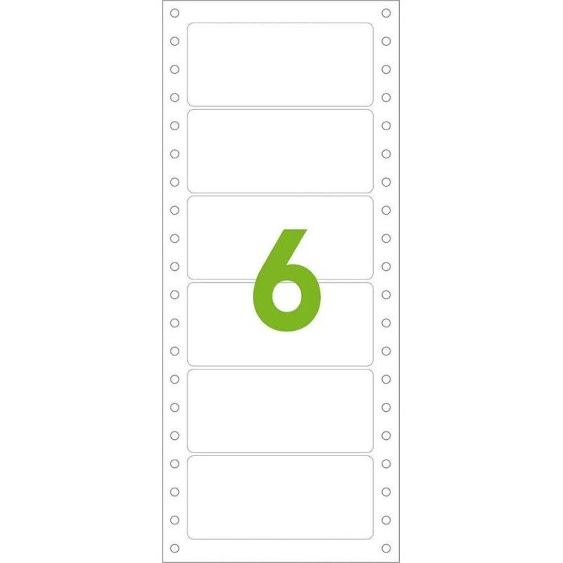 ETIQUETA 1 CARREIRA 107X48,8MM COM 3000 - REF. 3009 - 1 UNIDADE