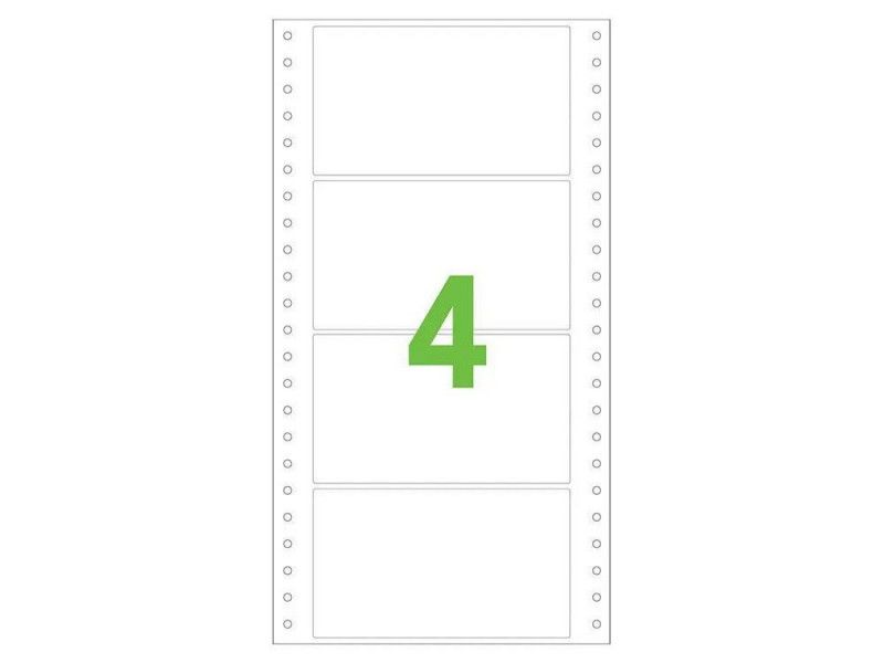 ETIQUETA 1 CARREIRA 128X74MM COM 2000 - REF. 3013 - 1 UNIDADE