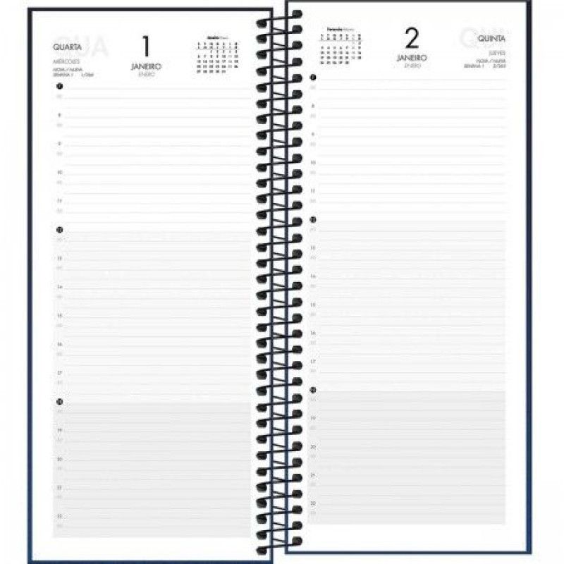 AGENDA ESPIRAL COMERCIAL IDEALE TILIBRA - REF. 17938 - 1 UNIDADE