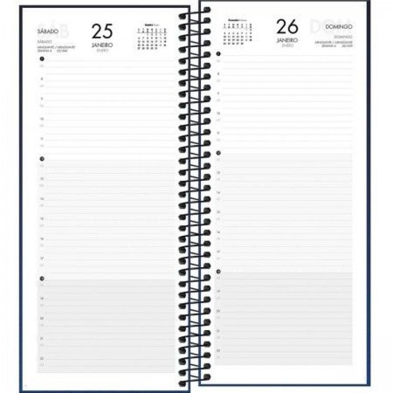 AGENDA ESPIRAL COMERCIAL IDEALE TILIBRA - REF. 17938 - 1 UNIDADE