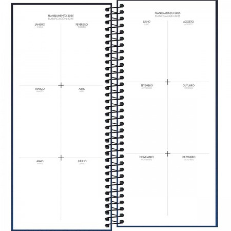 AGENDA ESPIRAL COMERCIAL IDEALE M8 TILIBRA 2026 - REF. 179388 - PACOTE COM 5 UNIDADES