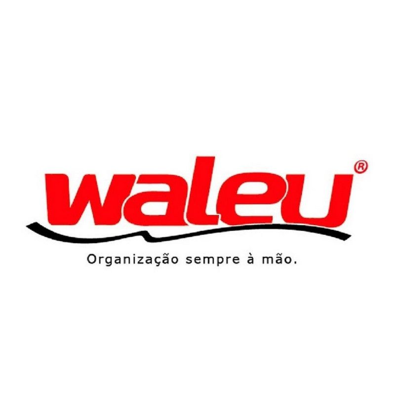 REGUA 30CM ACRILICA WALEU - REF. 10270017 - PACOTE COM 10 UNIDADES
