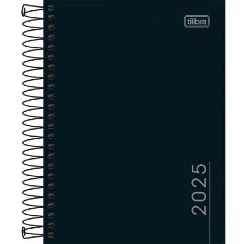 AGENDA ESPIRAL PEPPER PRETO - REF. 17969 - 1 UNIDADE