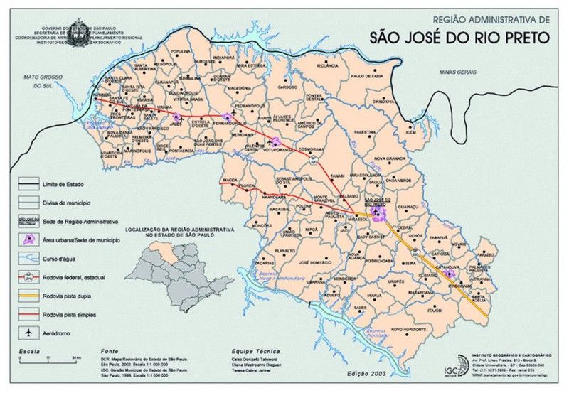 MAPA GUIA RUAS SAO JOSE DO RIO PRETO - 1 UNIDADE
