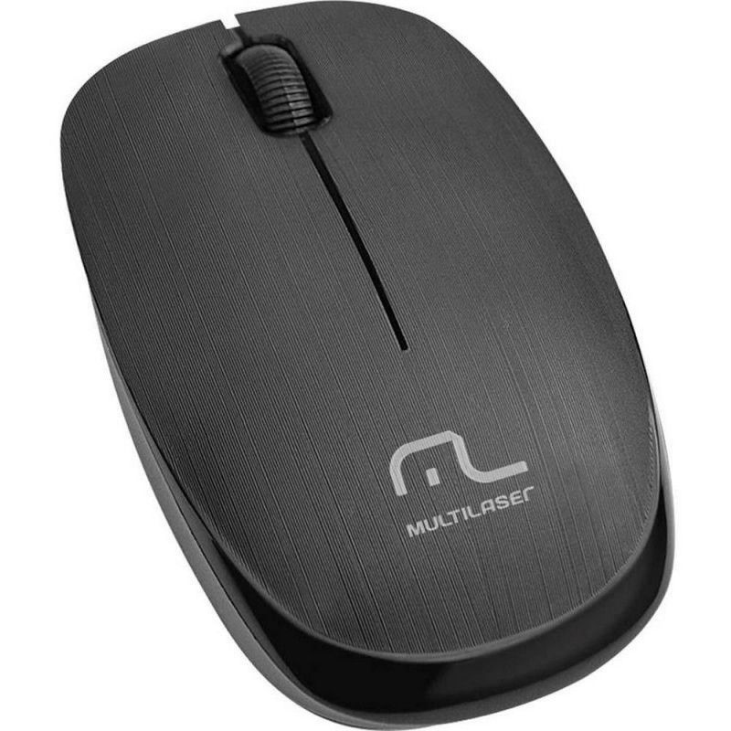 MOUSE SEM FIO MO251 PRETO MULTILASER - REF. MO251 - 1 UNIDADE